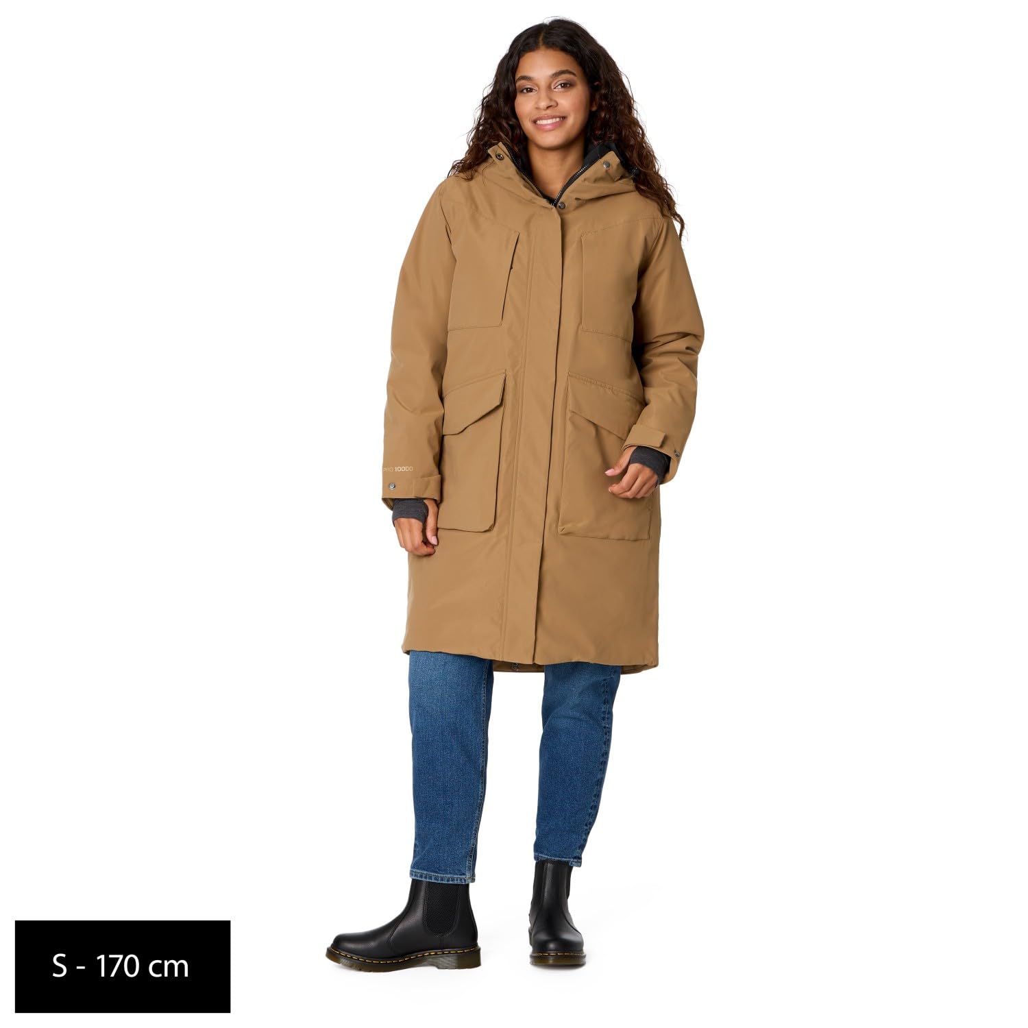 Damen Women's SylvaHe. Long Coat Mantel