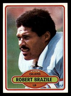 Football NFL 1980 Topps #79 Robert Brazile Oilers