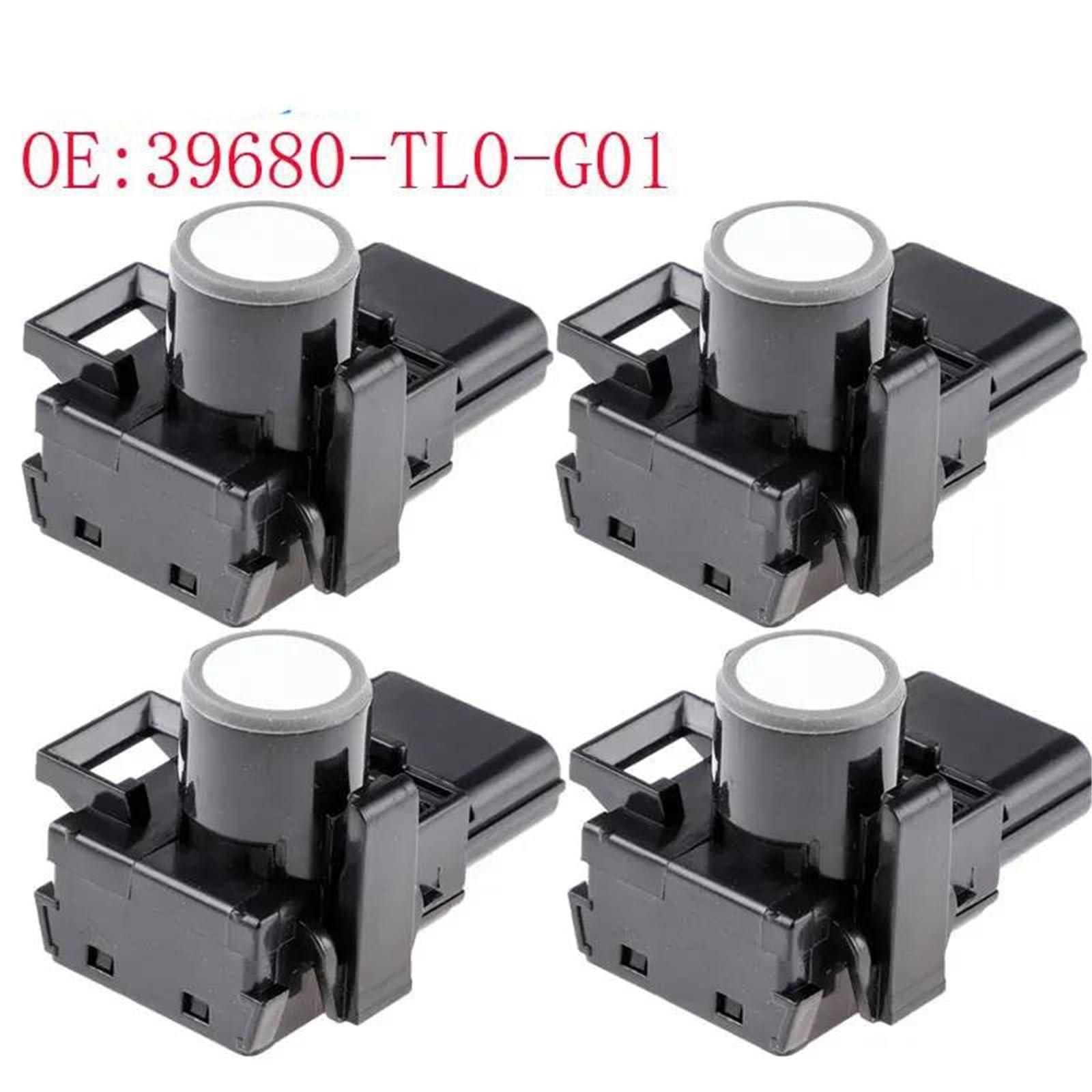 Kit cámara Marcha atrás 4 Sensores De Asistencia para Aparcamiento De Coche para Accord para Insight para Pilot para Spirior 39680-TL0-G01 39680TL0G01(Plata)