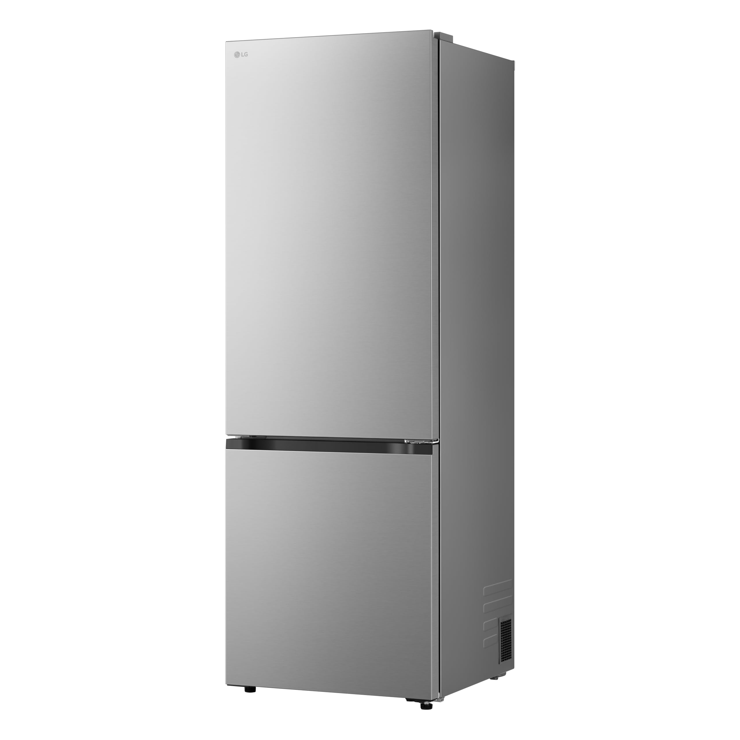 LG GBBW322DPY Frigorifero Combinato Fit & Max Larghezza 70cm, Classe C, Raffreddamento Intelligente con AI Fresh,Fresh Converter, Total No Frost e Metal Fresh, Door Cooling, 465L, Wi-Fi, Prime Silver