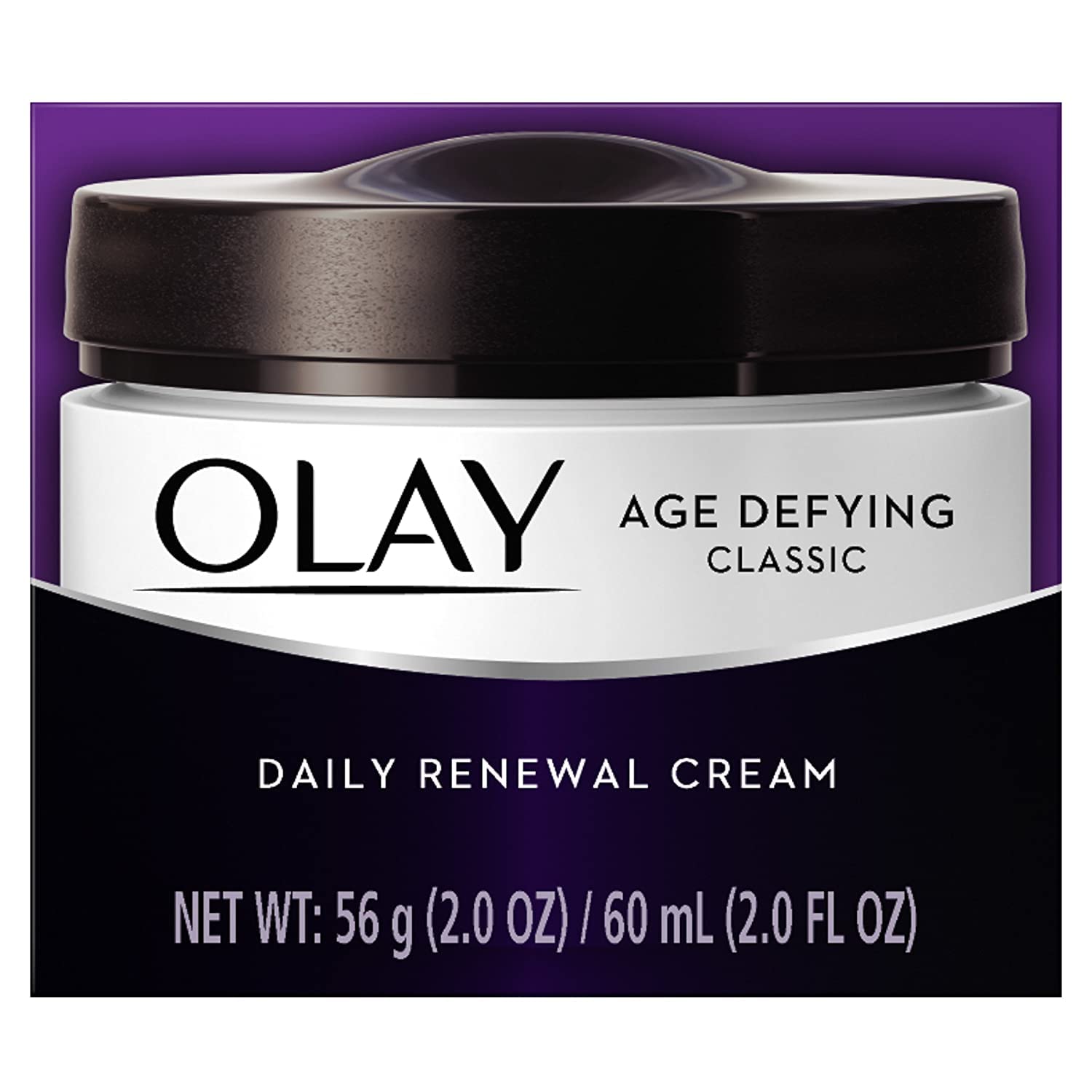 Olay Age Defying Classic Daily Renewal Cream Facial Moisturizer, 2 Ounce