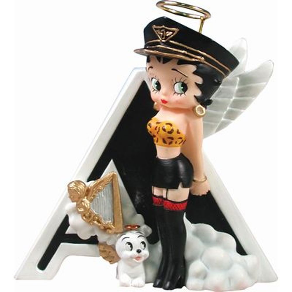 Betty Boop Letter A Initial Figurine