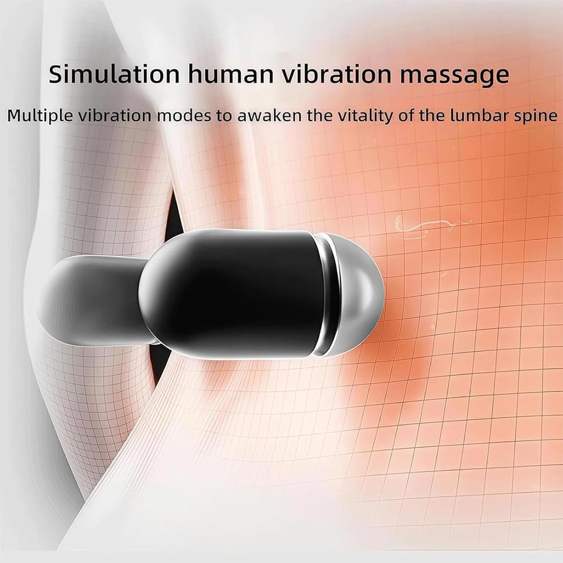 Terapia de espalda 3 en 1, masajeador de espalda 3 en 1, masajeador de espalda triple fusión, masajeador eléctrico de ciática con masaje de vibración y compresa de calor para cuello, hombros, espalda