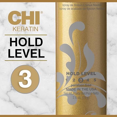 Miniatura 10 de CHI Aerosol para el cabello con acabado flexible de queratina, espray ligero para una larga duración, un estilo suave, elimina el encrespamiento