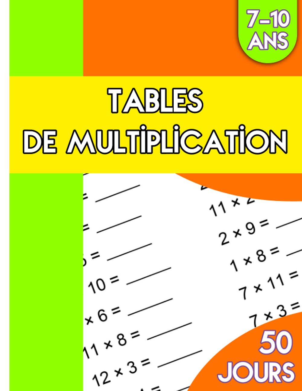Buy Tables de multiplication 50 Jours pour Apprenez les tables de