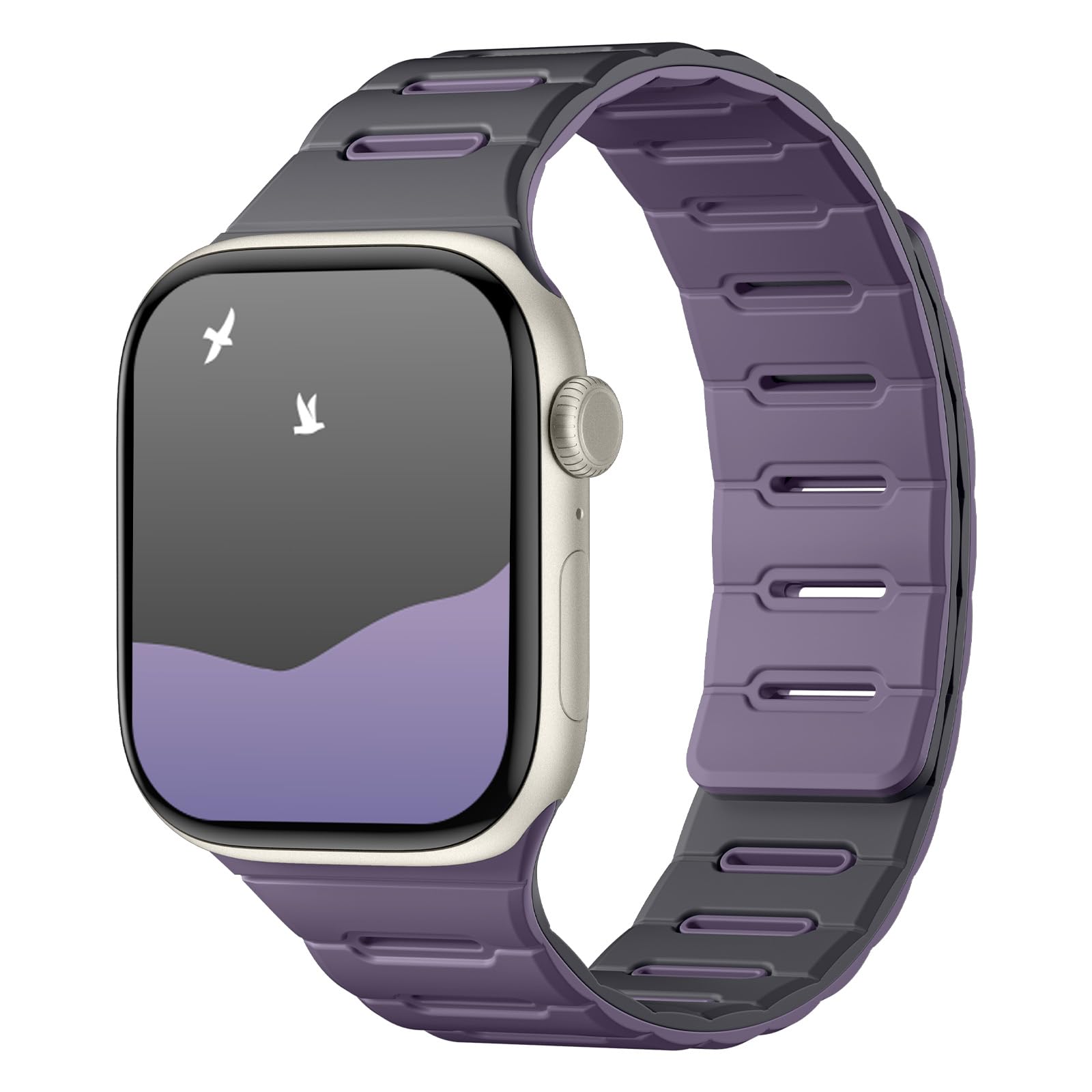 Bandletic Apple Watch 11 Band, Compatible with Apple Watch Band, Silicone, Double Sided, Sweat Resistant, Series 10 - 11 (42 mm), Series 7 - 9 (41 mm), SE3 / SE2 / SE (40 mm), Series 4 - 6 (40 mm), Se