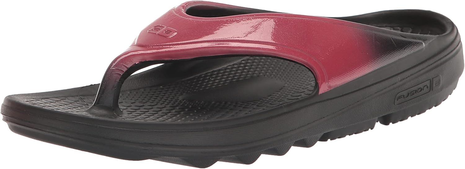 Spenco Women's Support Flip-Flop, Red, 12 Wide