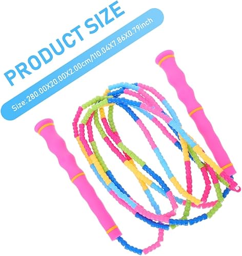 Miniatura 9 de BESPORTBLE Skipping Rope with Tpu Beaded Design Portable Fitness Jumping Rope for Adults Ergonomic Anti-slip Handles for Indoor Outdoor Exercise and
