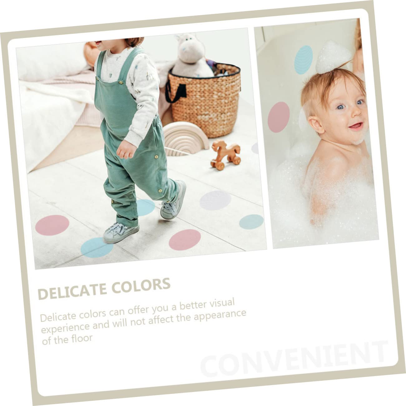 IMIKEYA 72piezas Pegatinas Antideslizantes para Bañera y Escaleras Coloridas y Autoadhesivas y Resistentes Al Agua para Baños Escaleras y Superficies