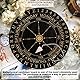 AHANDMAKER Weissagung Zeiger Pendel Board, 7.8 Wünschelrute Wahrsagerei Metaphysische Message Board Hölzerne Carven Board mit Kristall Pendel Halskette Weissagung für Hexerei Wiccan Altarbedarf Kit