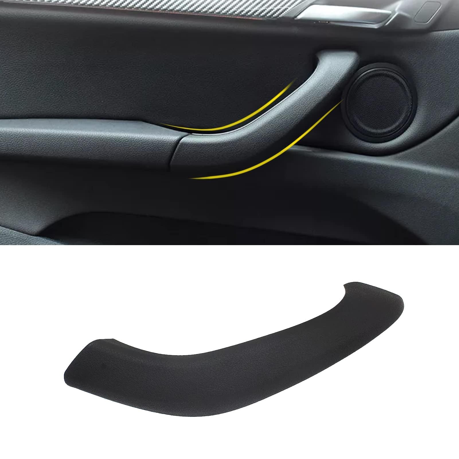 TTCR-II Compatibile con Maniglia bmw X1 F48 2015-2019,X2 F39 2017-2019 Maniglia Porta Interna X1 F48 Maniglie Interne per Portiere Auto X2 F39 Sinistra Maniglie-Nero