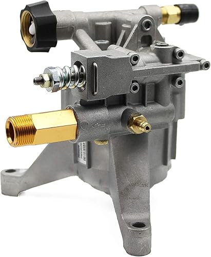 Mack Industries Bomba de lavado a presión vertical  Eje de 78 pulgadas  2,600-3,000 PSI  2.5 GPM  Bomba de repuesto para lavadora eléctrica de