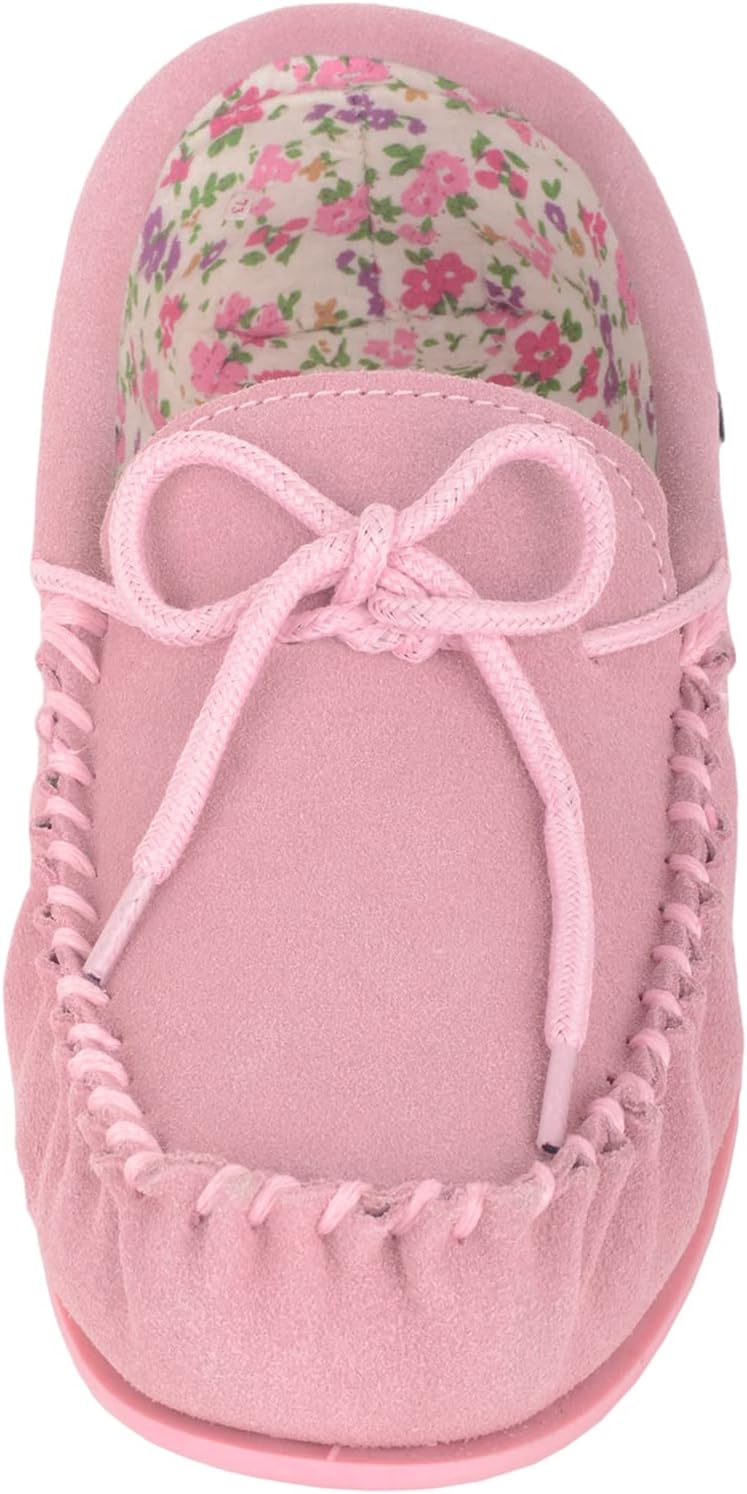 SNUGRUGS Grace Womens Suede Moccasins with Floral Cotton Inner and Rubber Sole 3 61yT20cTN4L. AC SL1500