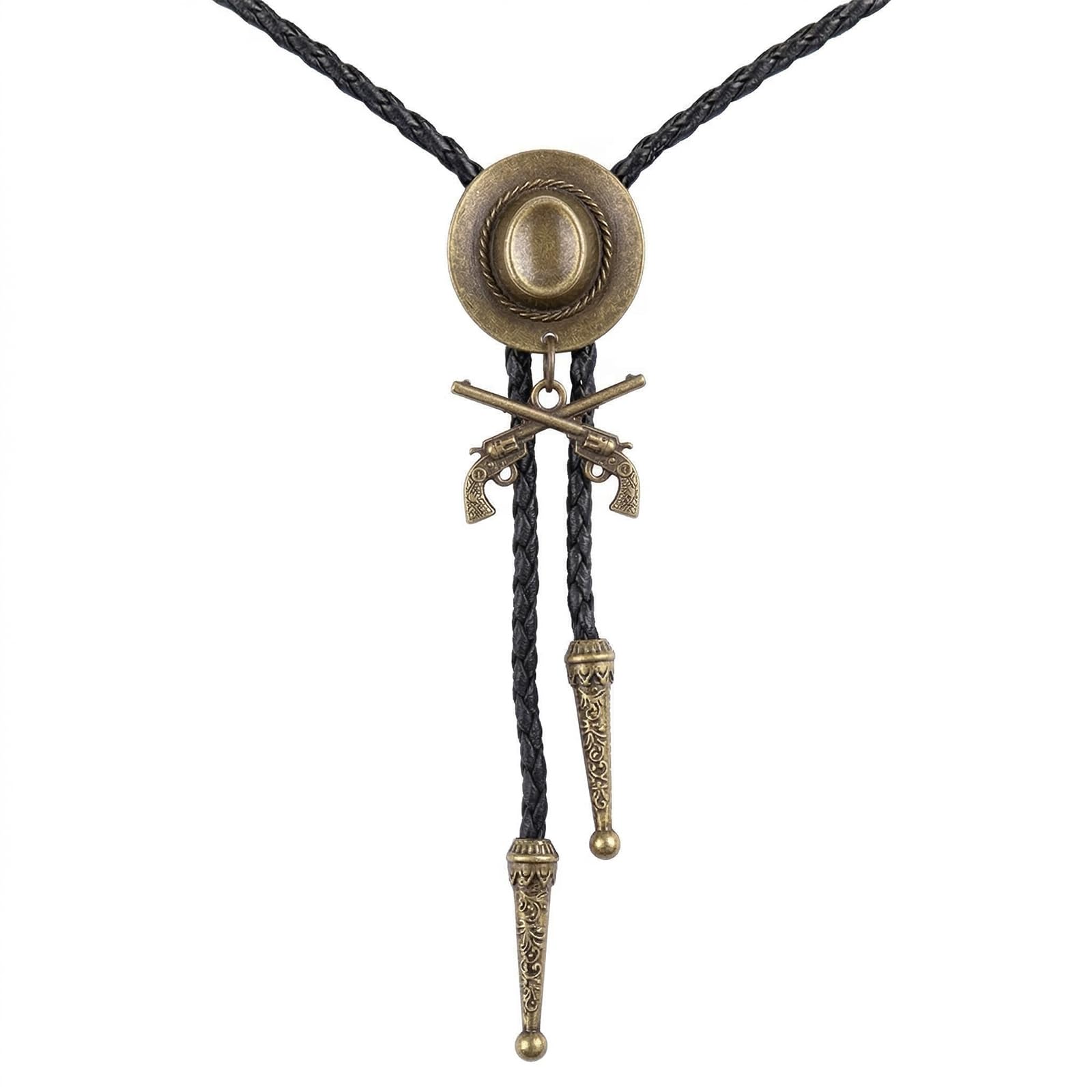 Jeilwiy Bolo Tie for Men Cowboy Ties Western Bolo Tie Necklace for Women