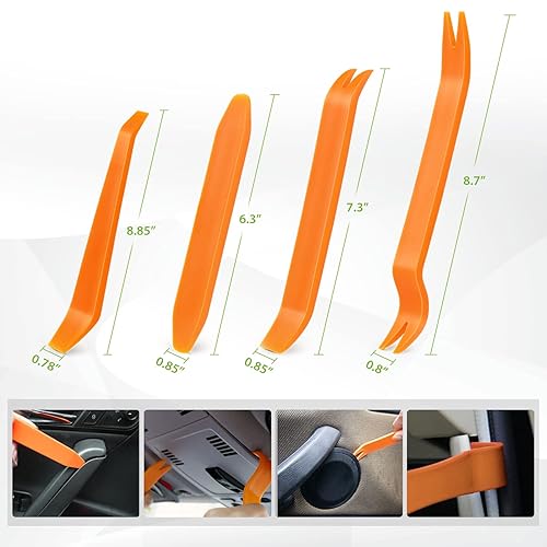 Miniatura 6 de Frokom - 240 piezas de clips de retenedores de coche, remaches para parachoques, parrilla, puerta, 5 piezas de kit de clips de sujetadores para
