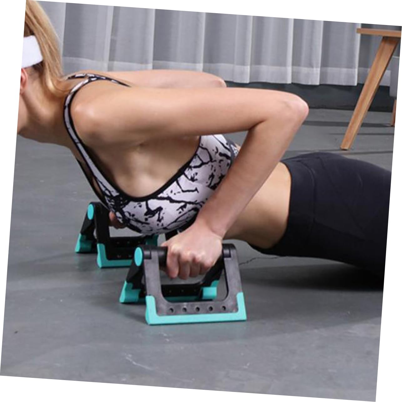 BESPORTBLE Push-up Training Board Push-up Bars for Men Workout Equipment Comfortable Grip for Chest Shoulder Back Exercises