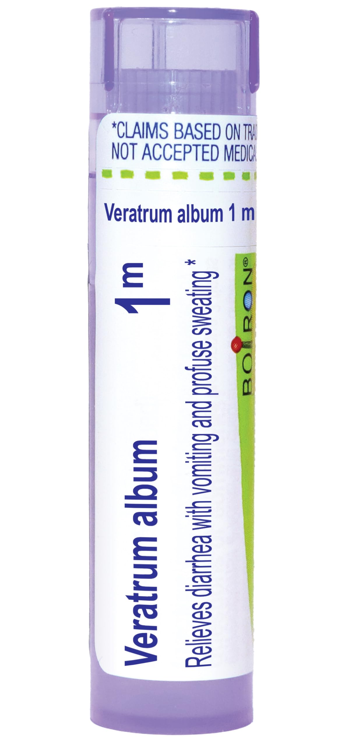 Boiron Veratrum Album 1M for Diarrhea with Vomiting & Profuse Sweating - 80 Pellets