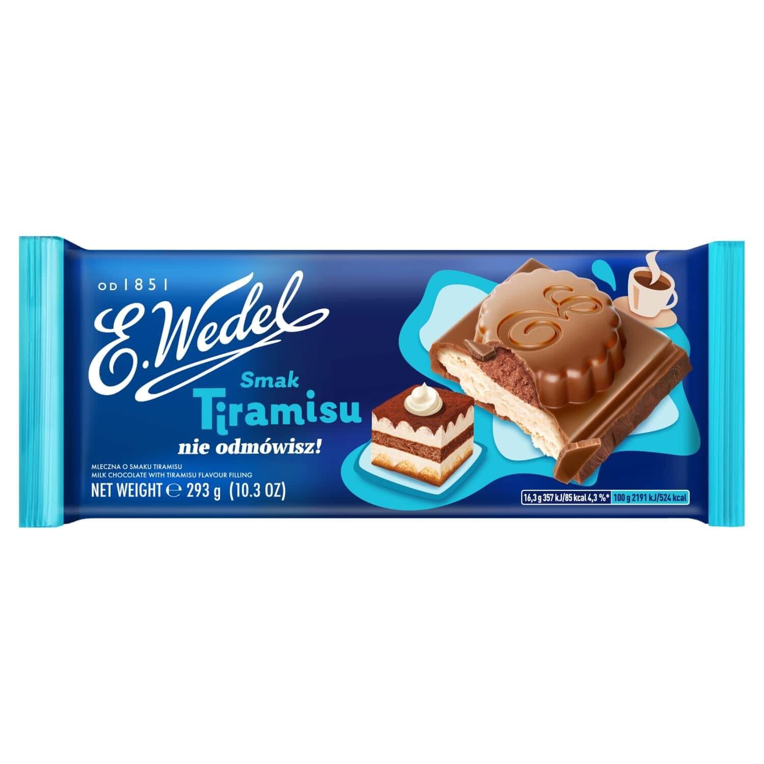 E. Wedel Tiramisu Milk Chocolate 293g