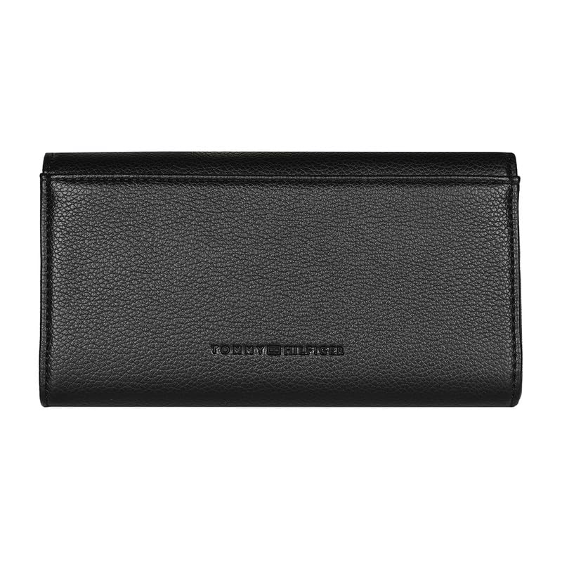 Image of Tommy Hilfiger Wallet for Women, Roche, Flap Wallet with Sling, Beige