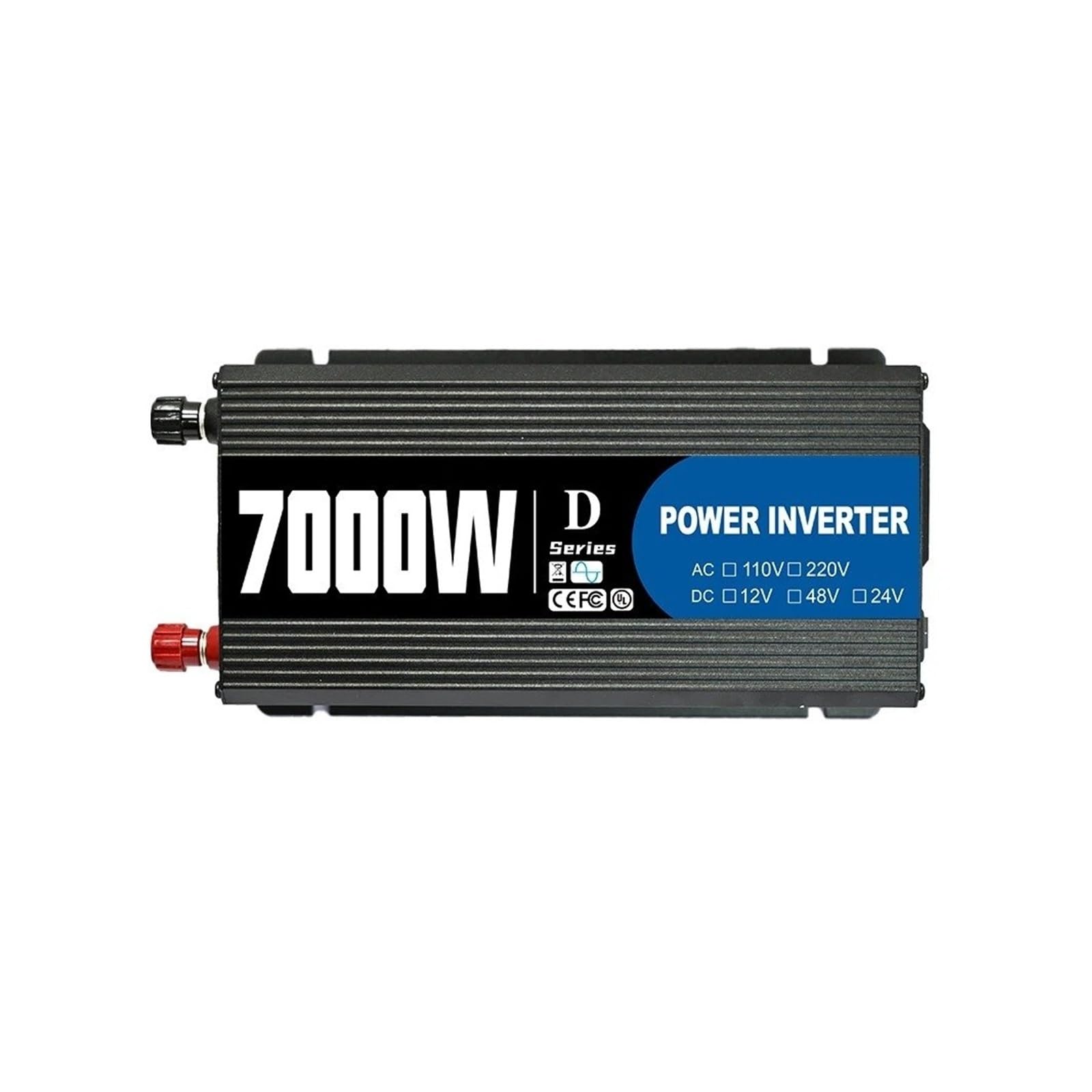 Convertidor Adaptador Kit Inversor 7000W 12V 110V220V 300W Panel Solar 100A Controlador Y Cargador Batería para Cobertizo/Iluminación/Camping Fácil Instalación inversor
