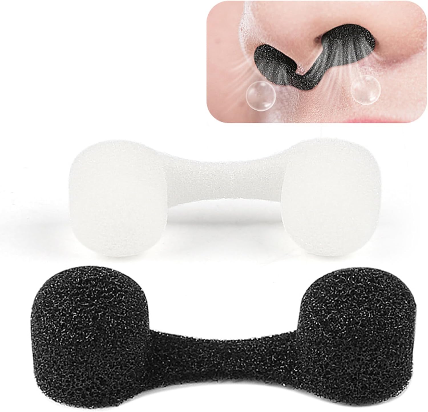 Mufeng Nose Filter Mask Nasal Sponge Cover for Family Gatherings Home Wear Outdoor Insert Dust Shield Black One Size