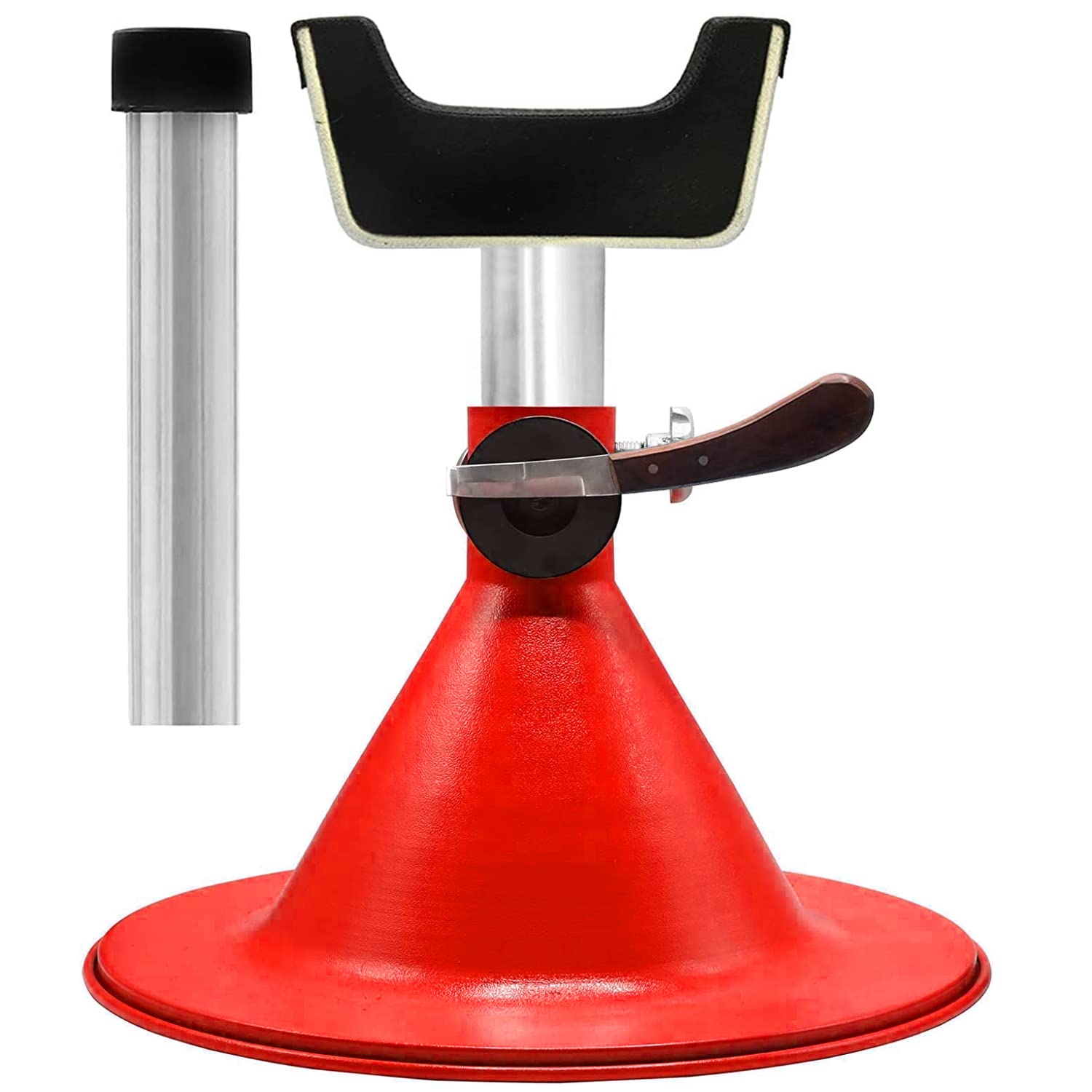 AAProTools Draft Size Farrier Stand Equine Trimming Shoeing Barefoot with Free Hoof Knife Gift STD-02-RD