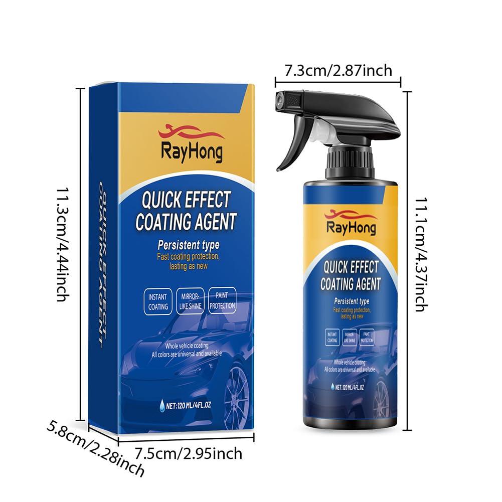 Spray de Revêtement Limlex pour Véhicules, Agent de Revêtement Avancé à Action Rapide pour Voiture, Polish Liquide Verre pour Voiture, Agent de Renouvellement en Spray pour Auto, Voitures, SUV