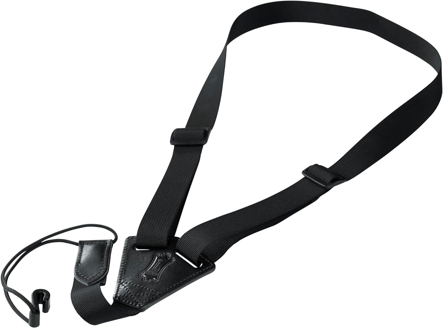 Levy's Leathers 1" Nylon Classical Guitar and Ukulele Strap, Black (M20-BLK)