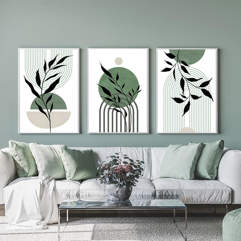 LPFNSF Modern Geometric Plant Decoration Poster, Artistic Abstract Decoration Painting - Image 2