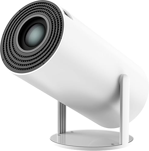 Miniatura 8 de HY300 - Mini proyector Android con WiFi y Bluetooth, proyector de video de película casera portátil con giro de 180, soporte 4K1080P transmisión