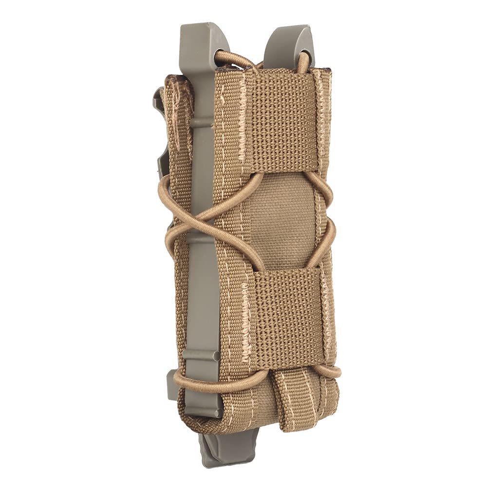 Tactical 9mm Single Magazine Pouch Molle Flashlight Pouch Torch Holder Hunting Holster Shooting Airsoft