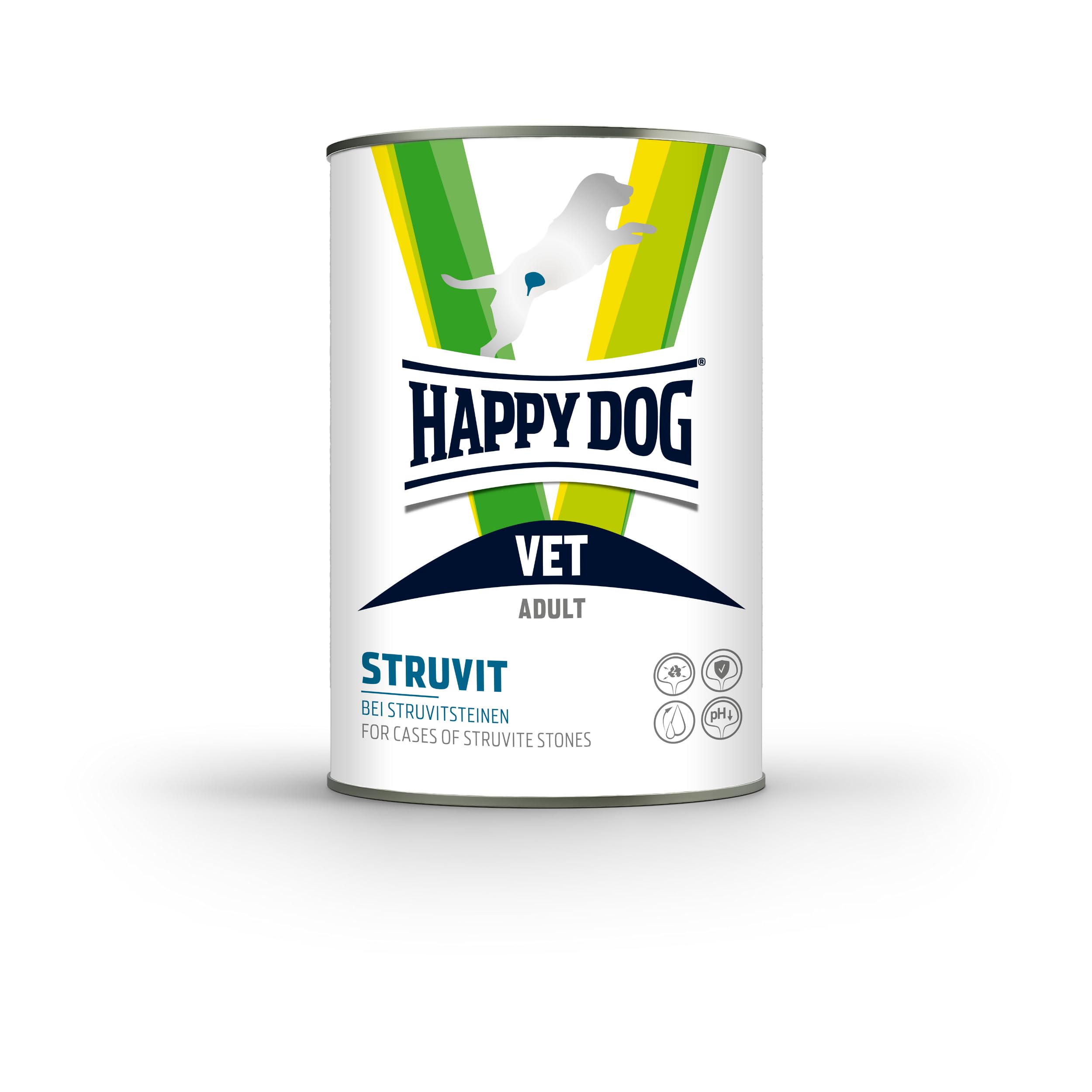 Happy Dog VET  Diet Struvite 6 × 400 g – Veterinary Urinary Support Wet Dog Food for Struvite Stone Dissolution & Prevention