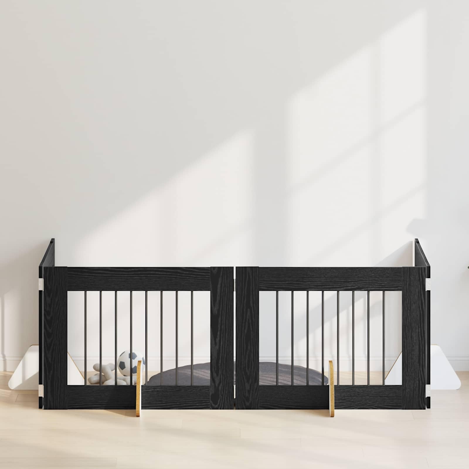 Barrière pour chiens intérieure pliable : interdisez l'accès sans percer