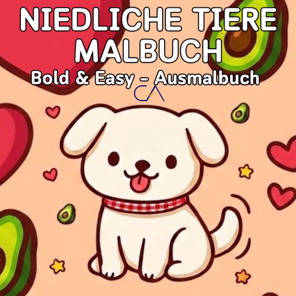 Niedliche Tiere Malbuch: Niedliche Tiere zum Entspannen und Stressabbau für Erwachsene und Kinder (Einfach & Entspannt Malbuch Sammlung)