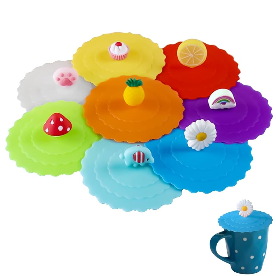 Amazon｜マグカップ カバー 8個セット シリコン コップ カップ