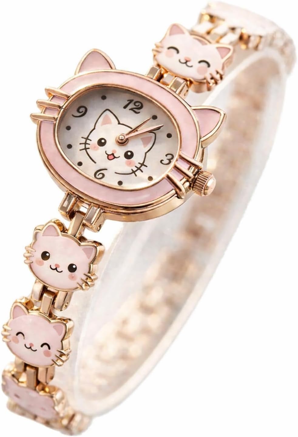Women Quartz Wrist Watches, Bracelet Watch, Lovely Hello Kitty Watch for Daily Wear or Party