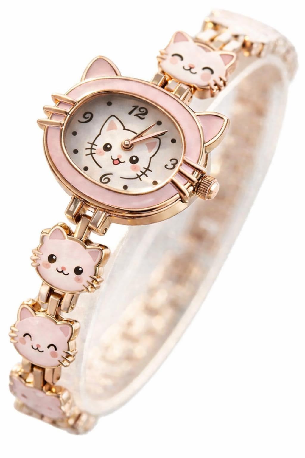 Women Quartz Wrist Watches, Bracelet Watch, Lovely Hello Kitty Watch for Daily Wear or Party