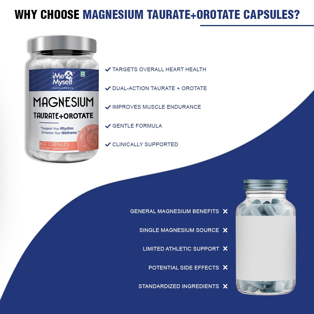 iMeMyself Magnesium Taurate & Orotate Capsules | 60 Veg Capsules — Amazon image 6