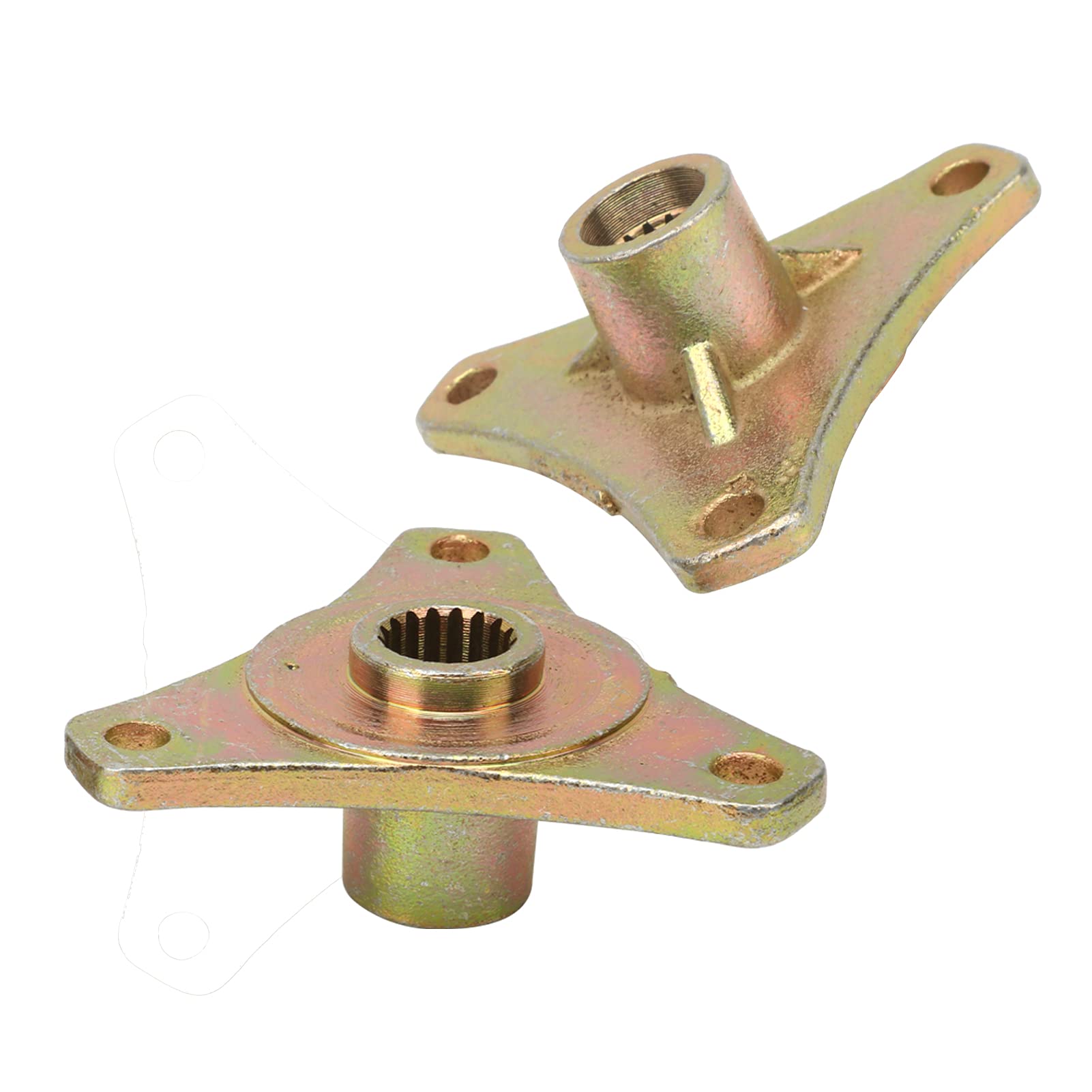 Mozzo Dell'Asse Posteriore Della Ruota Scanalata, Qiilu Mozzi Ruota Perno Posteriore, 2 Pezzi 17T Spline Mozzo Ruota Posteriore Mozzo In Lega D'Acciaio Adatto Per Quad Bike Atv Go Kart 50Cc 110Cc