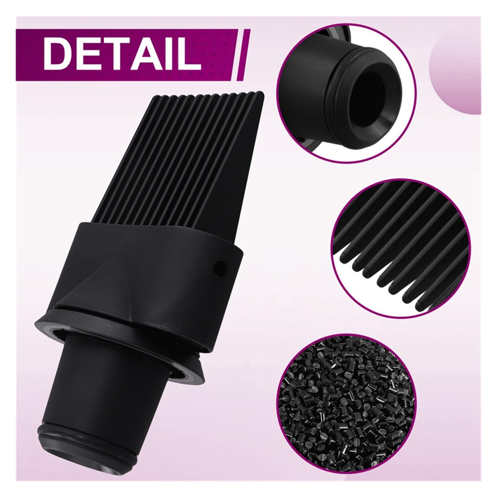 Peigne À Dents Larges, Accessoire Compatible Avec Le Sèche-cheveux Dyson Supersonic, Embout Amovible HD16-Y48A