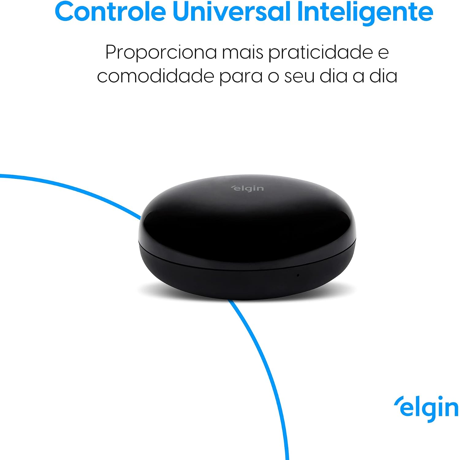 Controle Remoto Universal Wifi Smart Home Elgin Compatível com os Sistemas Amazon Alexa e Google Home Vermelho