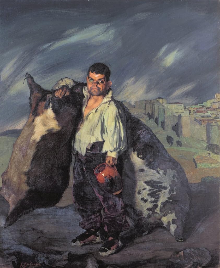 Lienzo El enano Gregorio de Ignacio Zuloaga con acabado textil premium 60x90 5