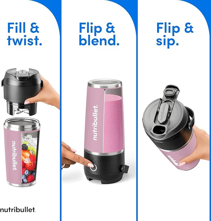 Cleaning your Flip is as easy as enjoying your favorite smoothie. Simply add dish soap and water, then blend for one cycle, and your blender is ready for its next adventure. Whether you're hitting the trails, heading to the gym, or simply navigating daily life, the Flip is the perfect blend of power, convenience, and portability.