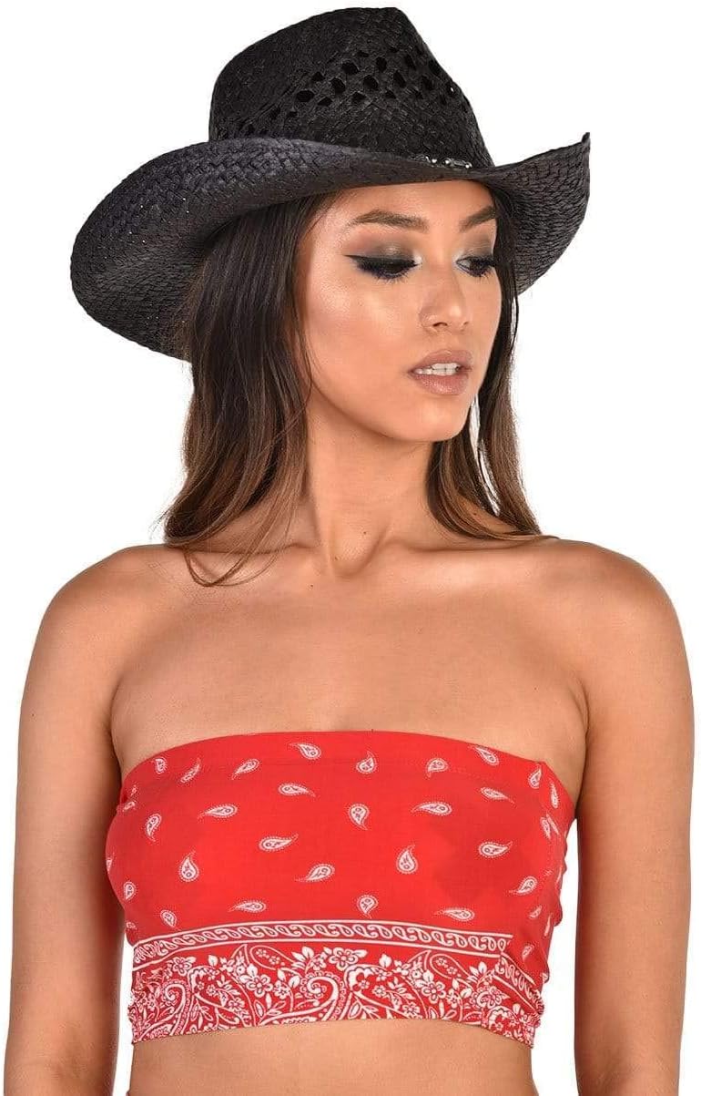 Women's Rave Festival Bandeau Tube Tops