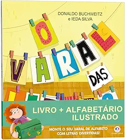 O Varal das Letras - Livro + Alfabetário Ilustrado (cinta)
