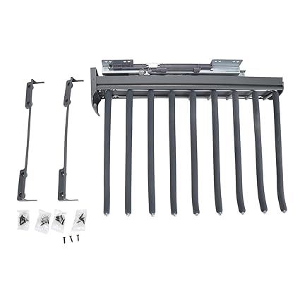 9 Arms Stainless Steel Pull Out Trousers Rack Closet Hanger, Versatile Design for Wardrobe, Space Saving