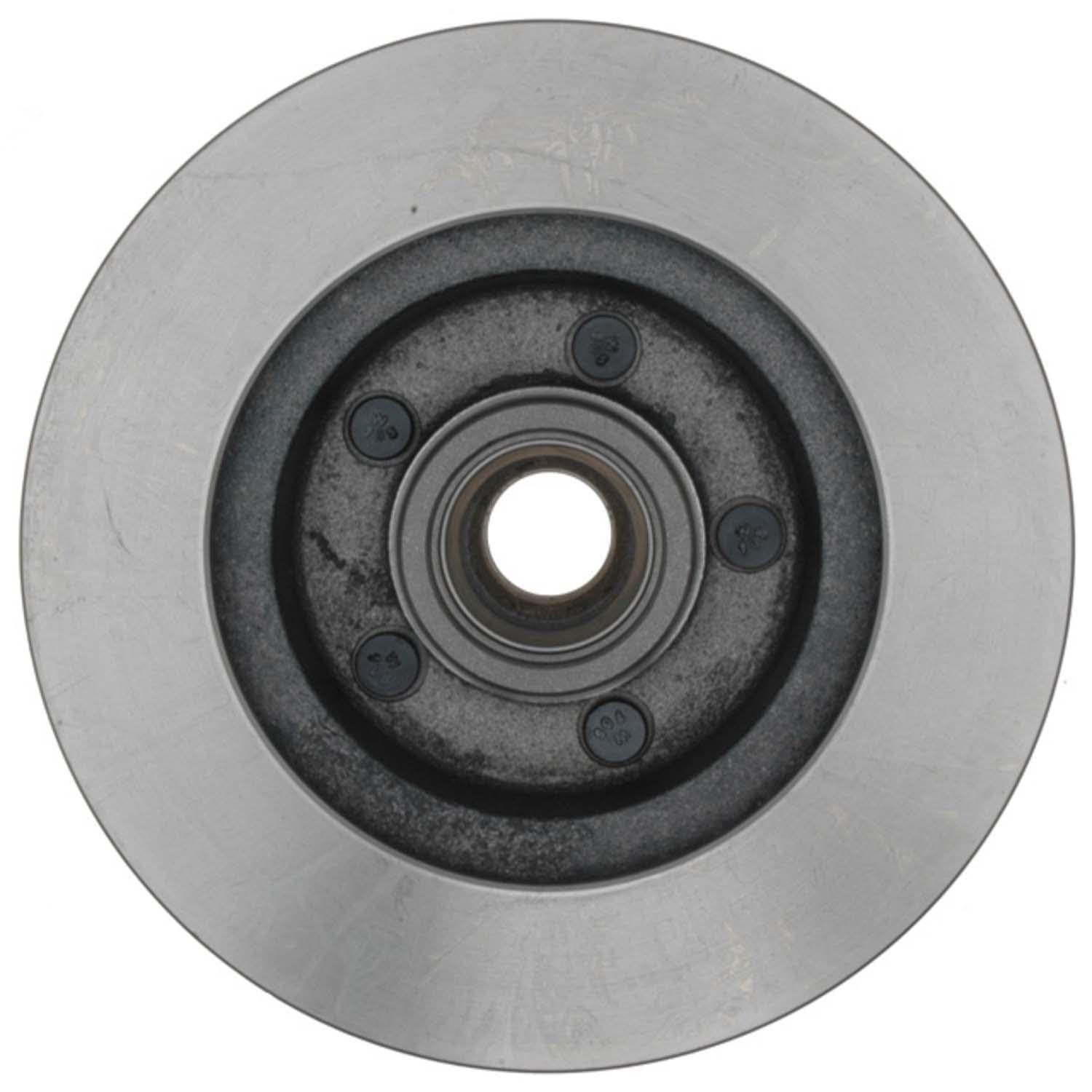 B>Front</b> <b>Disc</b> <b>Brake Rotor</b> & <b>Hub</b> <b>Assembly</b>, <b>ACDelco</b> <b>Silver</b - View #6