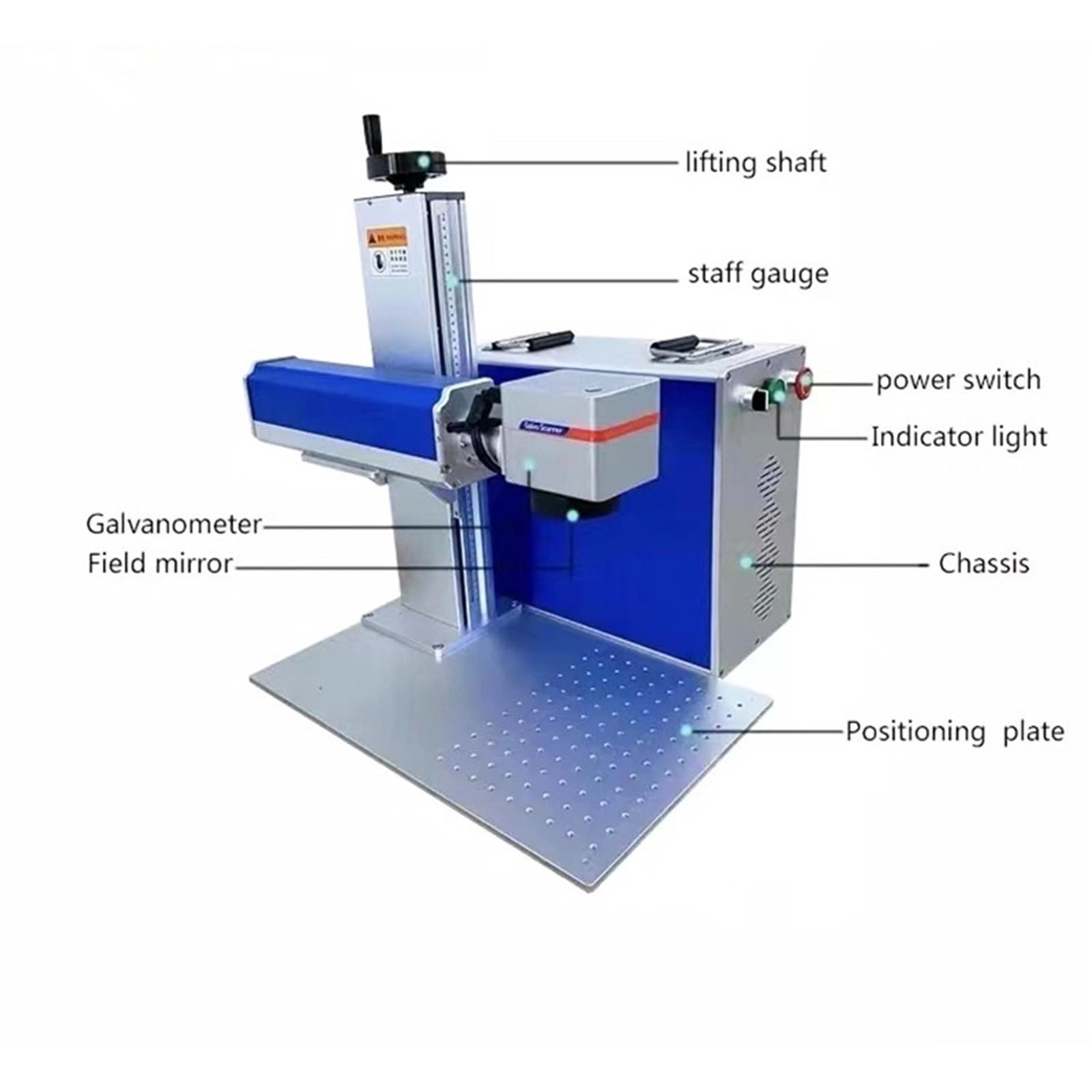 Graveur laser, Graveur De Machine Marquage Laser À Fibre 30/50W