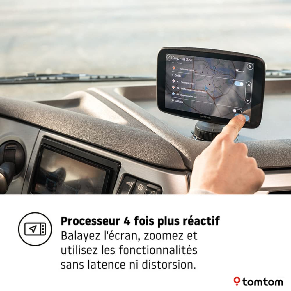 Tomtom GPS Poids Lourds, Noir, 7 Pouces