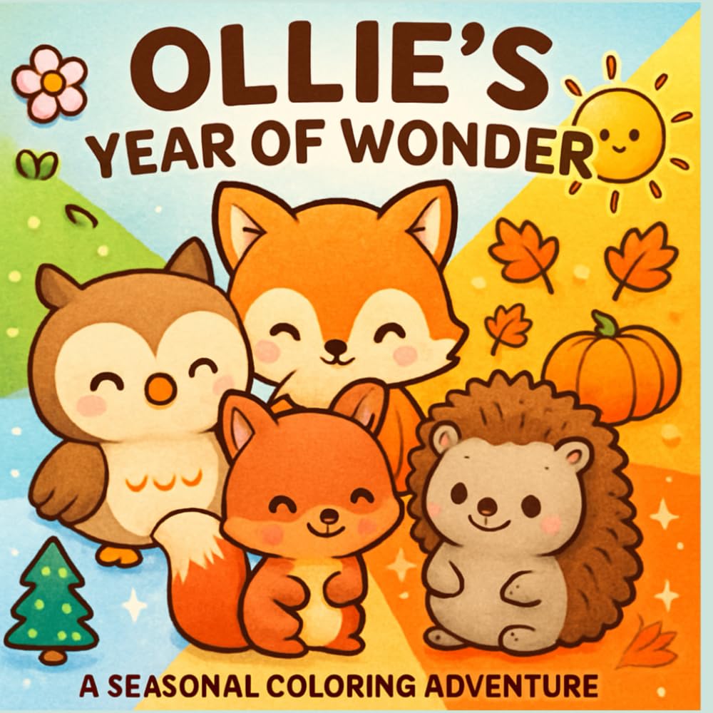 OLLIE'S YEAR OF WONDER: A SEASONAL COLORING ADVENTURE